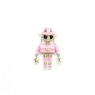 CHANEL BROOCH PINK ABG223